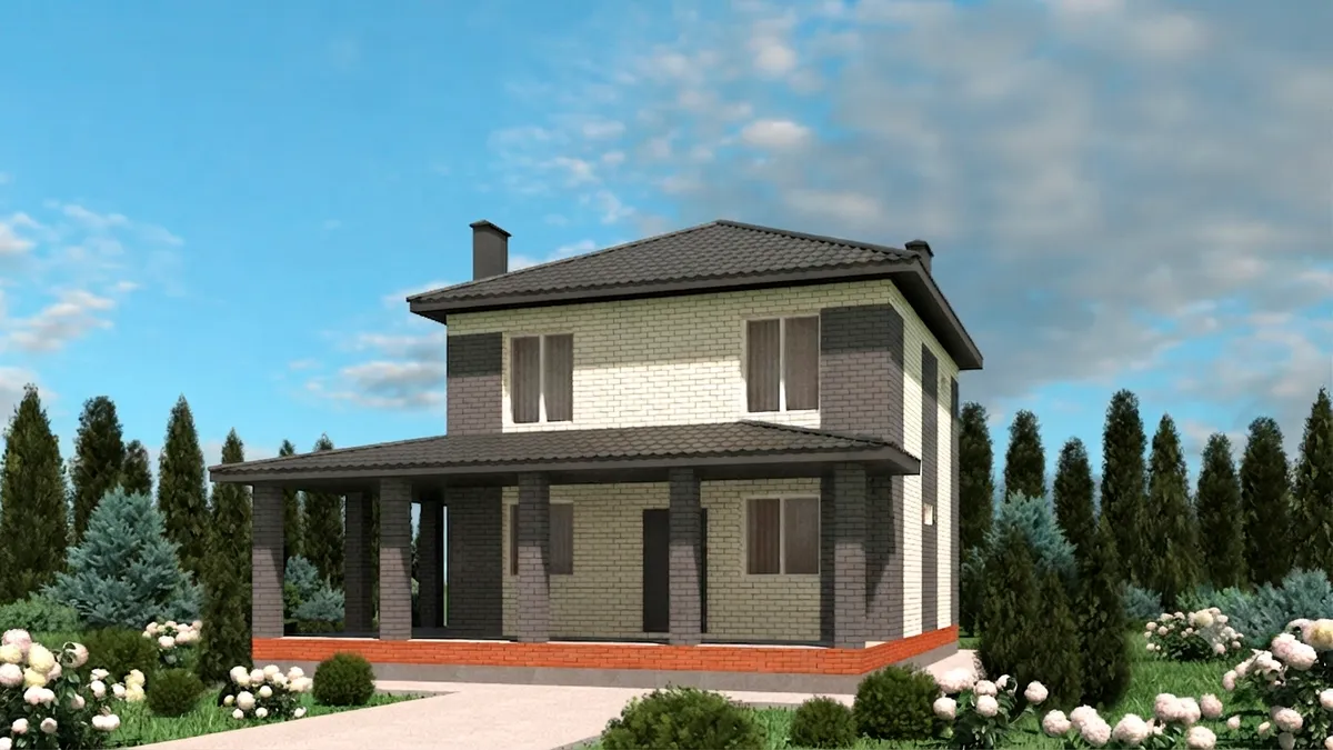 Кирпичный дом 120 м²- Борисково